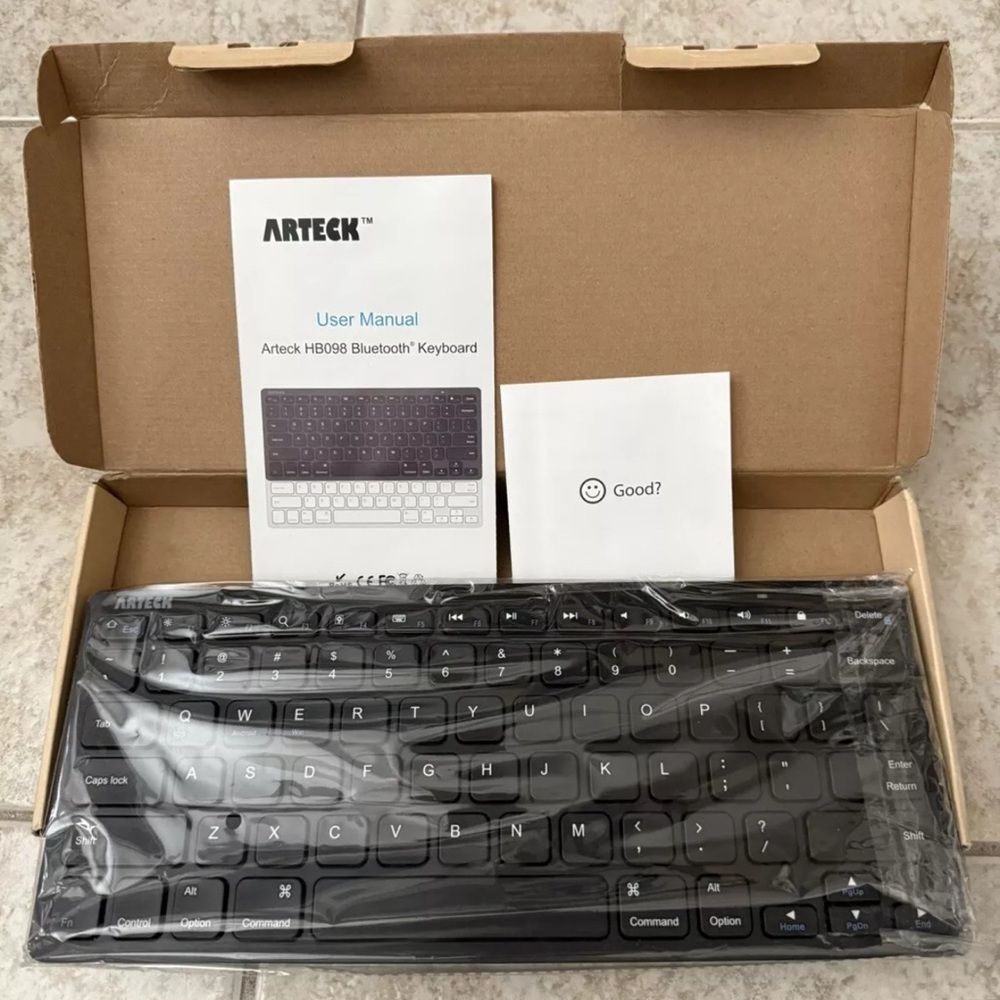 Arteck Universal Bluetooth Keyboard Black (HB098)